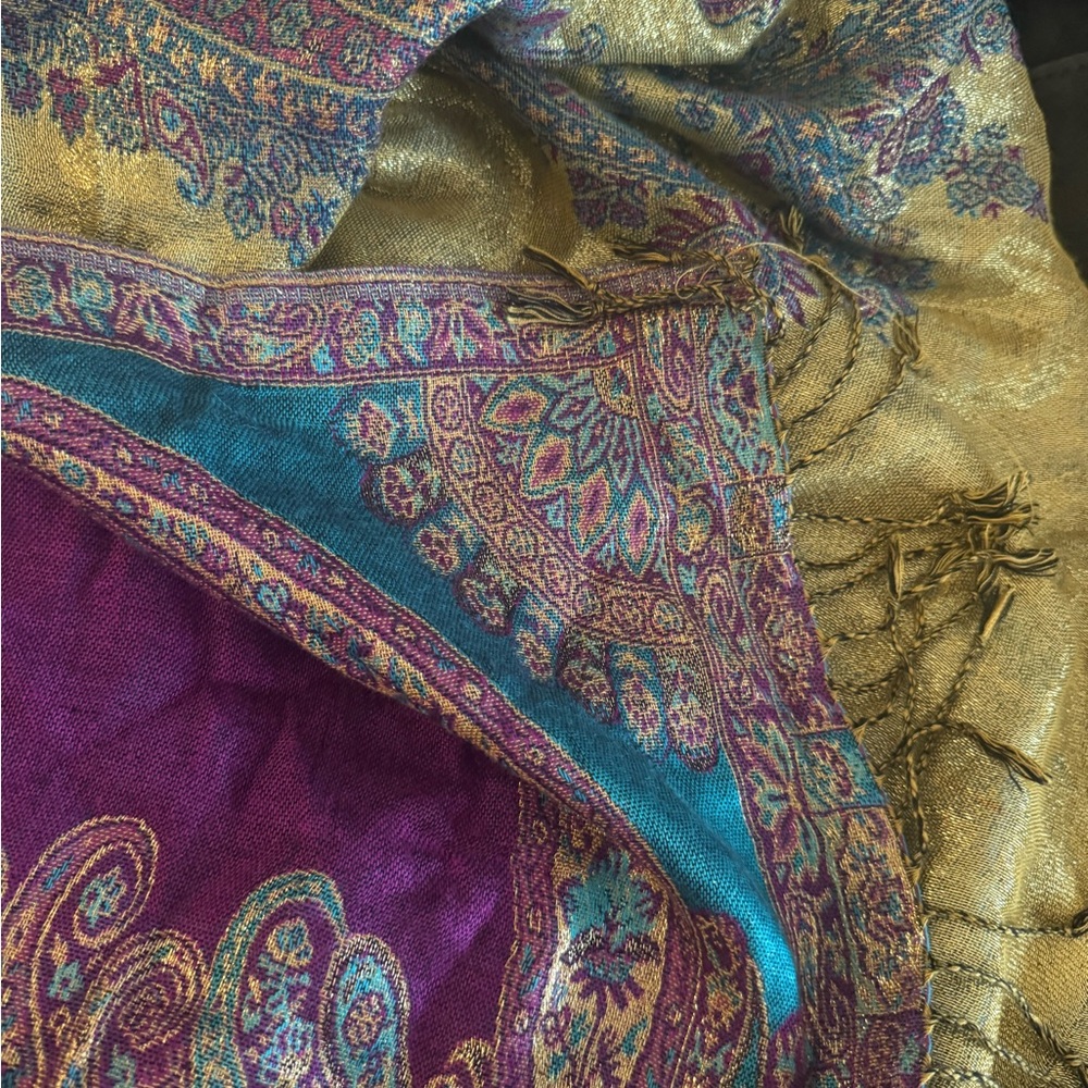 Colorful Paisley Scarf